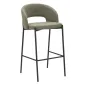 Stołek Barowy Helsinki Zielony Zestaw 2 szt 50 52 99 cm